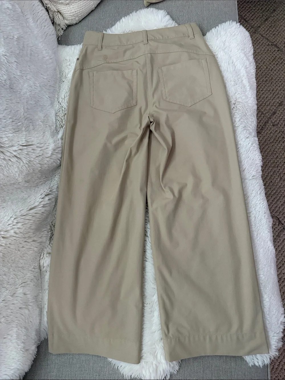 Lululemon City Sleek 5-Pocket Wide-Leg Pants in Trench (Size 26, 25” Inseam